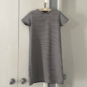XXS STRIPED navy and white TSHIRT DRESS
